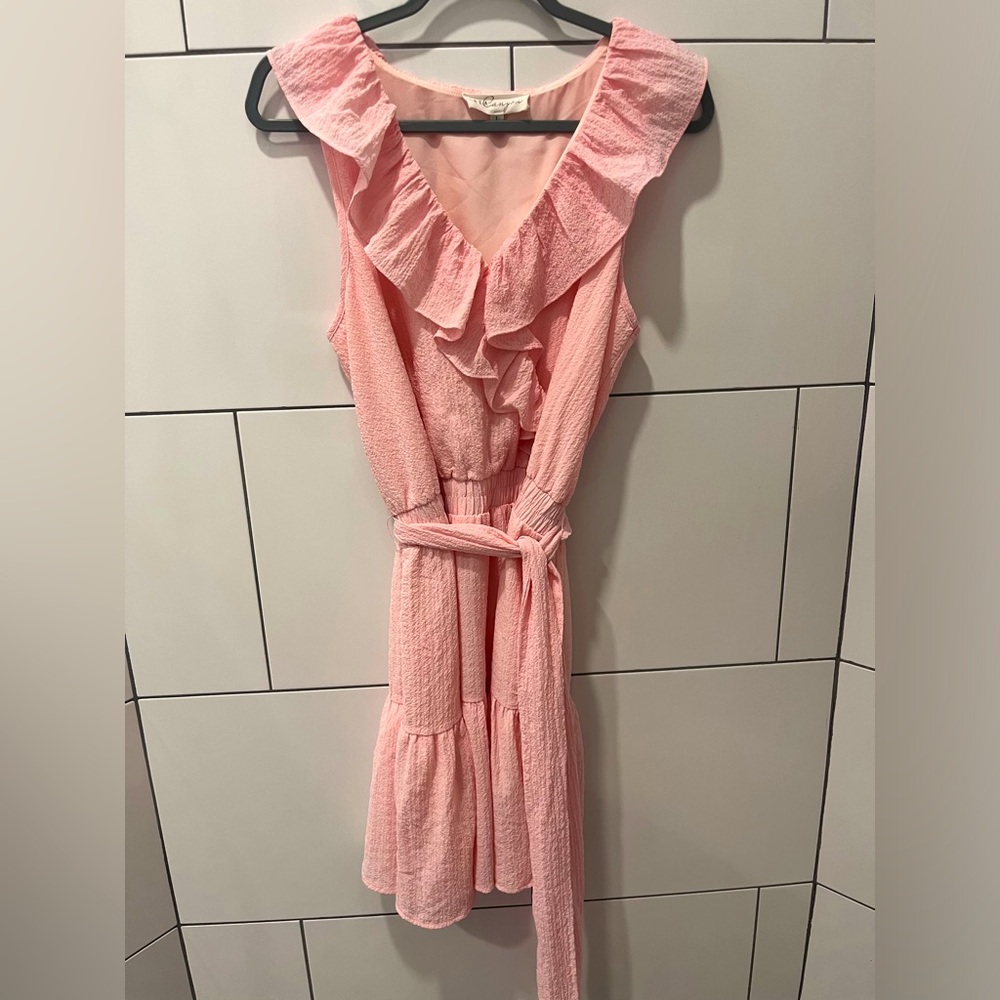 Peach dress